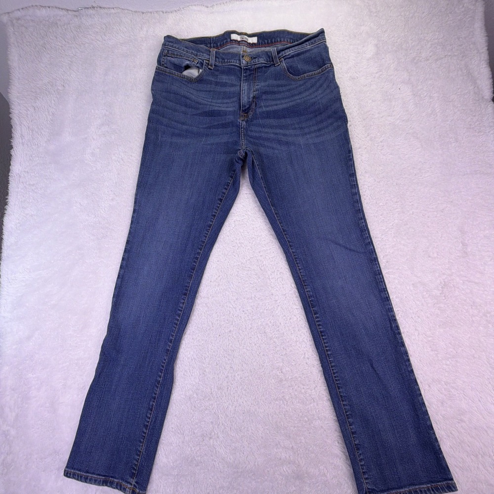 Tommy Hilfiger‎ Denim Jeans Men's 34x32 Straight Med Wash Stretch